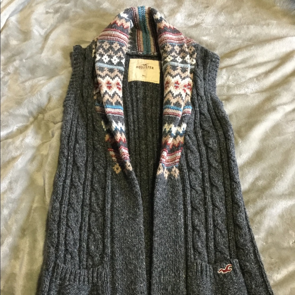 Hollister open front cardigan